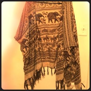Maurices elephant print kimono